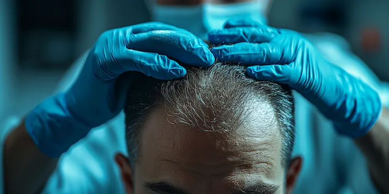 Łysienie na czubku głowy jaka fryzura?