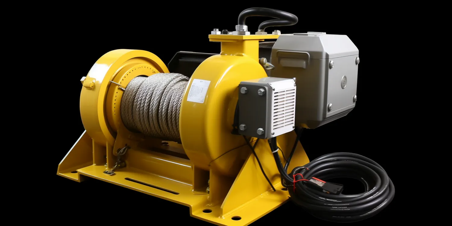 Wciągarka elektryczna do lawety