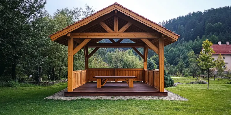 Jaka wysokość altany ogrodowej?