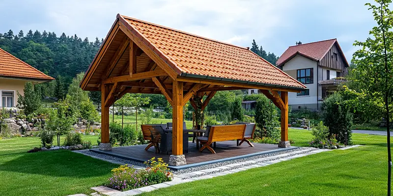 Jakie krokwie na dach altany?