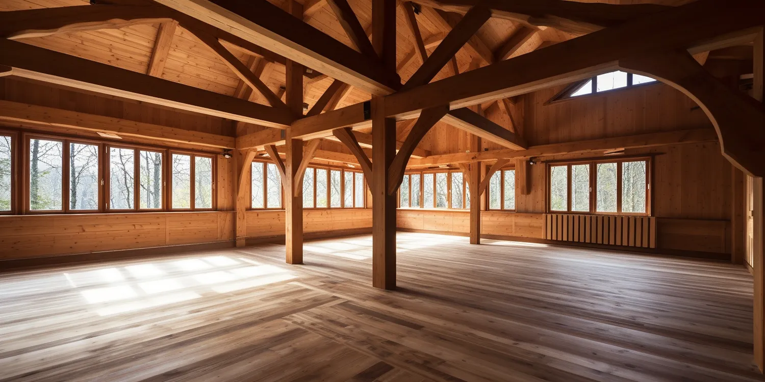 Konstrukcje drewniane są teraz modne