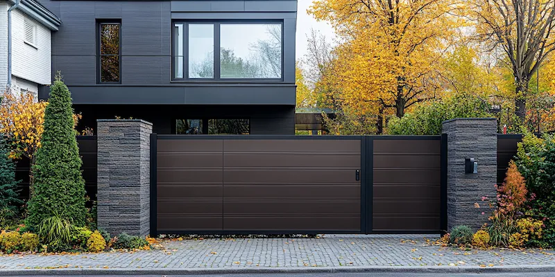 metalowe ogrodzenie z Polski