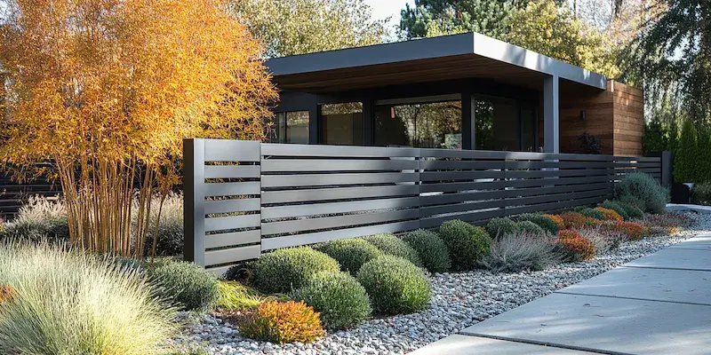 Metallzaun aus Polen